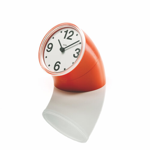 Stolní hodiny Cronotime 8,5 cm, oranžové