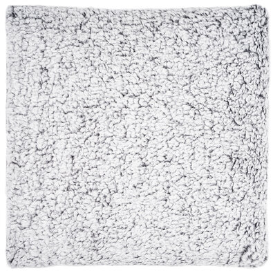 Kunstpelzkissen Grau, 45 x 45 cm