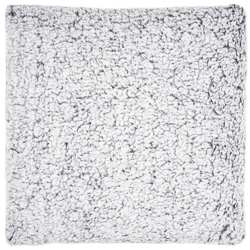 Kunstpelzkissen Grau, 45 x 45 cm