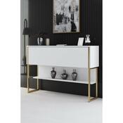 Luxe White and Gold komód