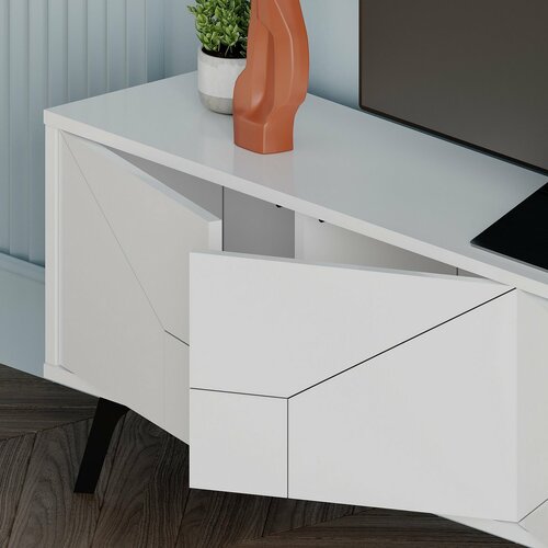 Stolik pod telewizor Dune White