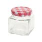 Set de borcane Excelent Houseware, 4 buc. cu capac, 75 ml