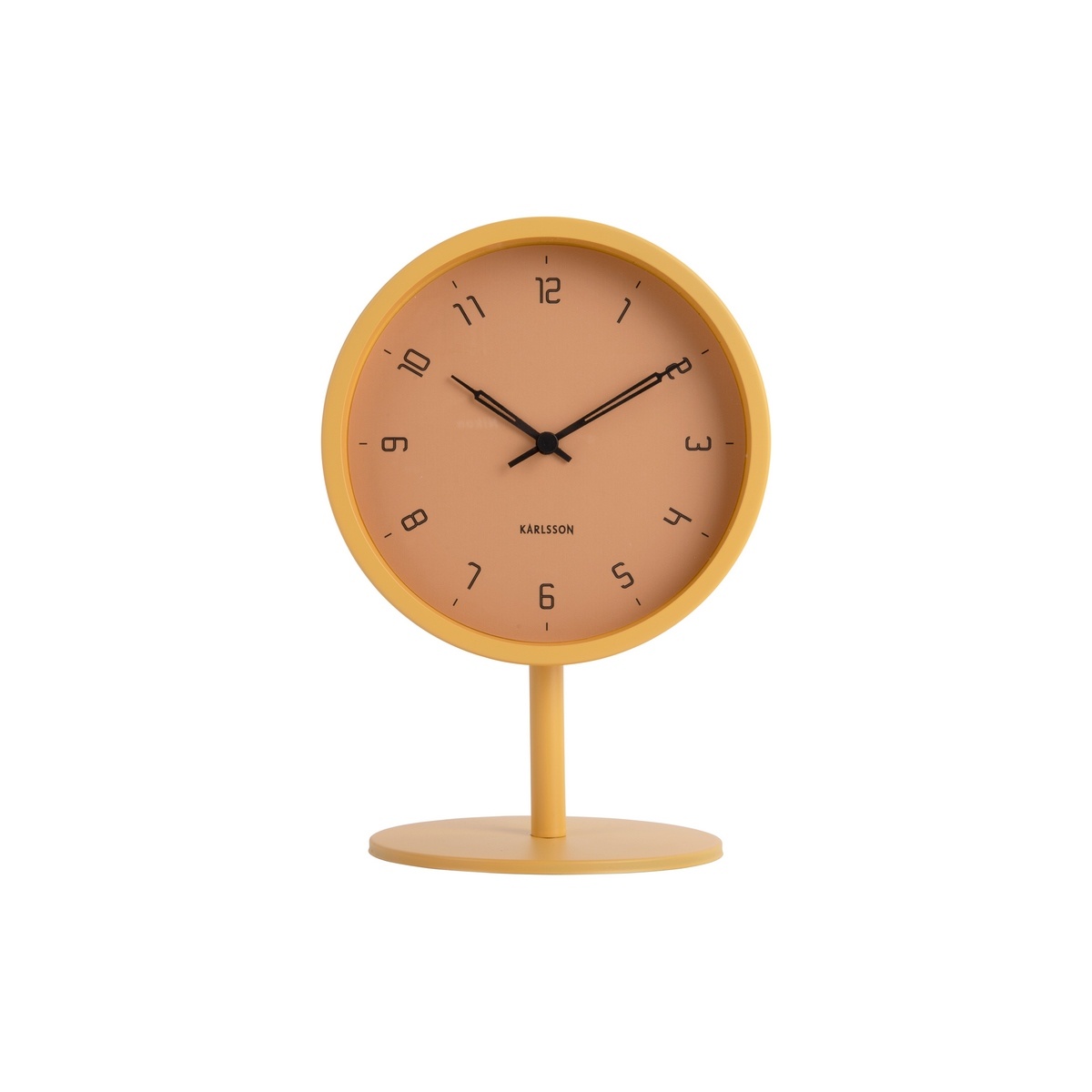 Karlsson 5951YE design asztali óra 23 cm, sárga akciós termékkép 1