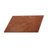 Víko na zahradní ohniště 50 x 50 x 1 cm, corten CORGARDEN 1019