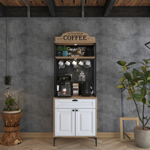 Dulap Jehy Walnut and White