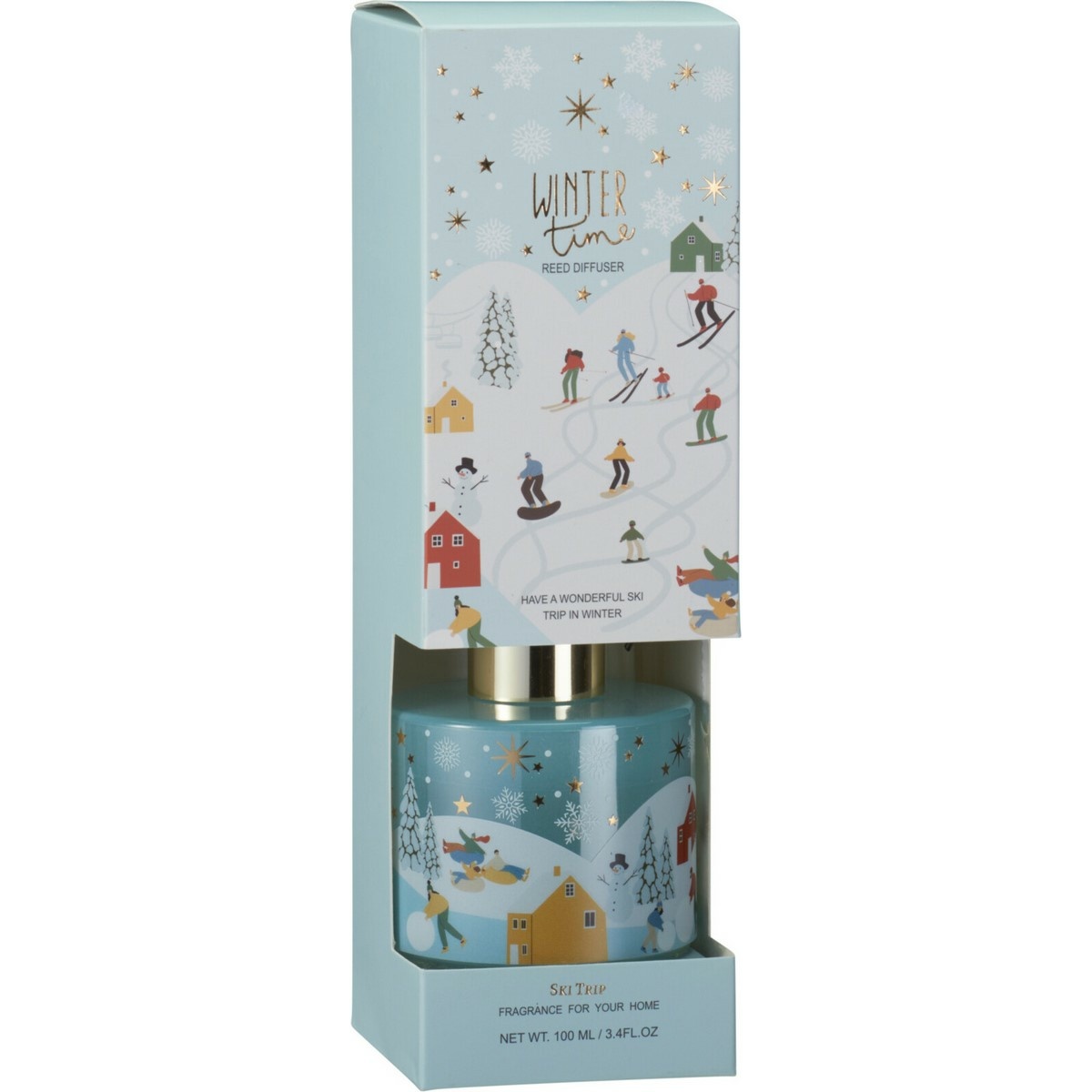 Vonný difuzér Winter Fun, vůně Winter Breeze, 100 ml