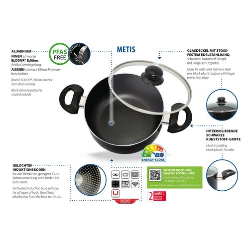 Elo 48004 Set de 4 oale din aluminiu Metis