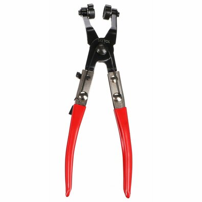 Sixtol Kleště na jednoduché samozapadacie cevnesponke, ukrivljene MECHANIC HOSE CLAMP 6, 26,5 cm