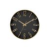 Karlsson 6016BK designové nástěnné hodiny černá, pr. 35 cm