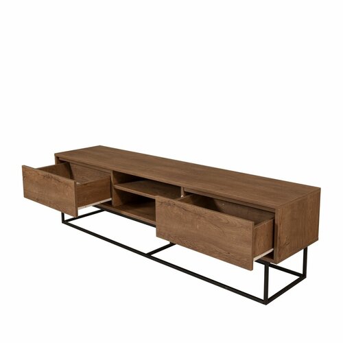 Stolik pod telewizor Rodez Walnut and Black II