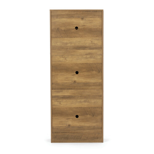 Výklopný botník se 4 přihrádkami COMPACT Elm, dekor jilm