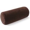 Bellatex Nackenkissen Zylindrisch micro dunkelbraun, 15 x 35 cm