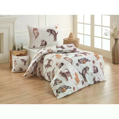 Matějovský Pamut ágynemény Macskák, 140 x 200 cm, 70 x 90 cm