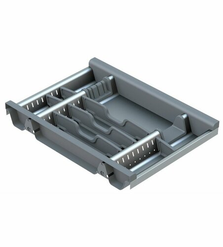 Elletipi Flexo Schubladenorganizer 40 cm, Edelstahl