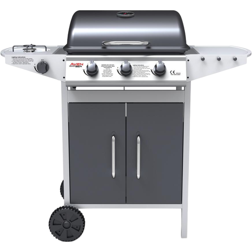 Avenberg Boston gázgrill oldalsó égővel, 107,9 x 49,7 x 96,2 cm
