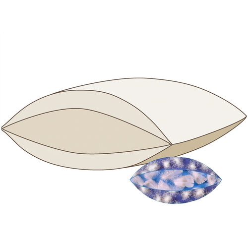 Poduszka pierzowa Natural Comfort Basic twarda, 50 x 70 cm