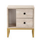Stolik nocny Glimmer Travertine