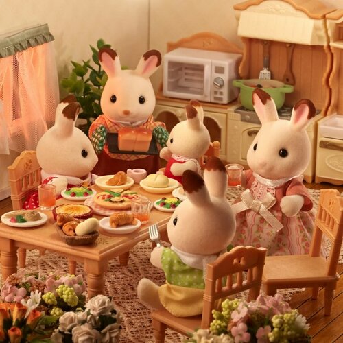 Sylvanian Families Порода "шоколадних" кролів,нова
