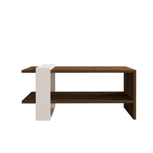 Stolik do odkladania Gaye Walnut White