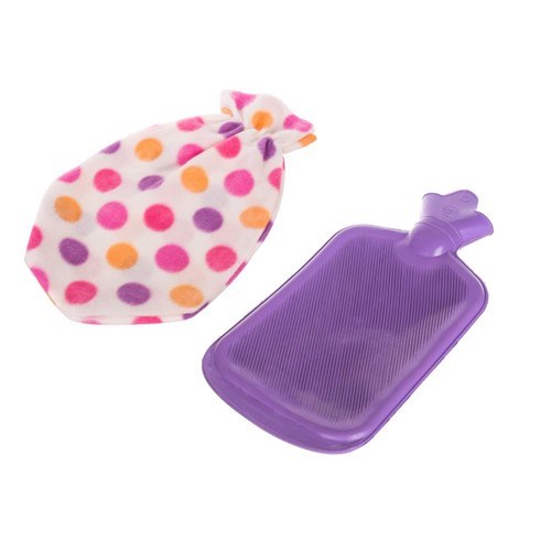 Termofľaša s fleecovým návlekom Dots