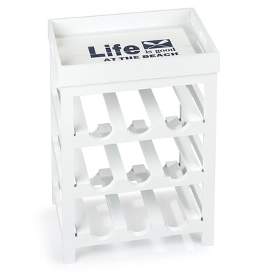 Drewniany stojak na wino Navy