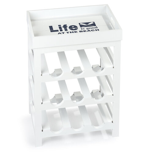 Drewniany stojak na wino Navy