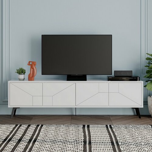 Stolik pod telewizor Dune White