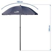 Cattara Klappbarer Sonnenschirm Terst, Durchmesser 180 cm