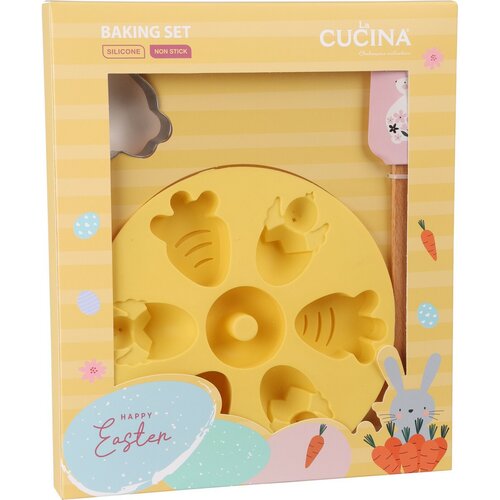 Set de copt La Cucina Paște 3 buc , galben