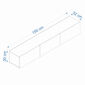 Stolik pod telewizor West Anthracite