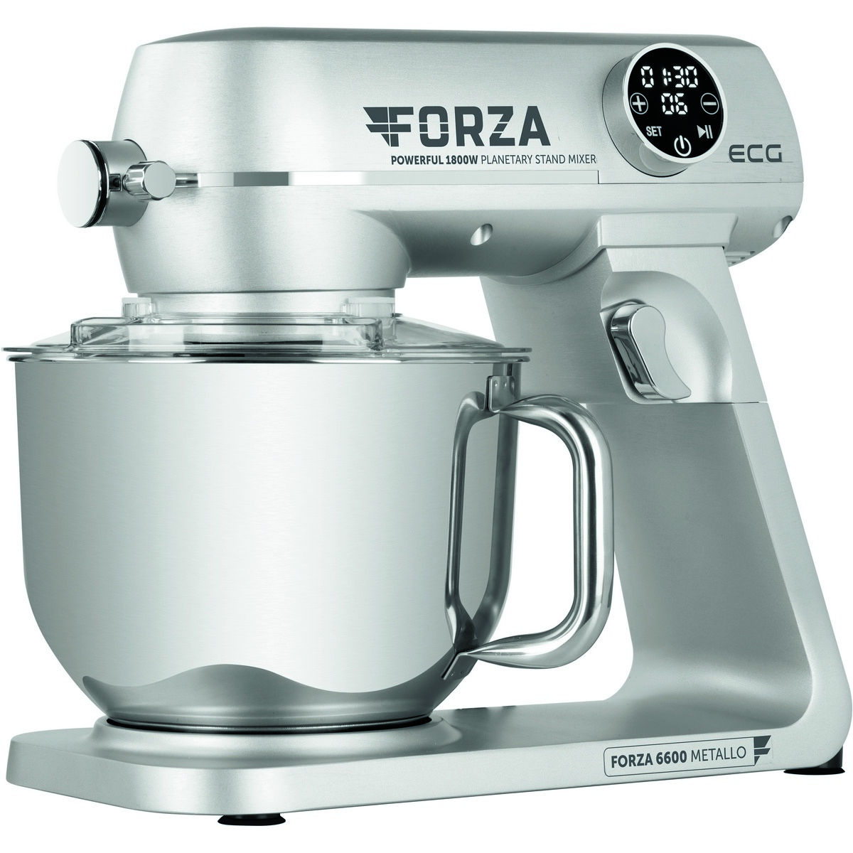 Fotografie ECG Forza 6600 kuchyňský robot Metallo Argento