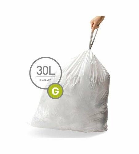 Simplehuman vrečke za smeti G 30 l, 60 kosov
