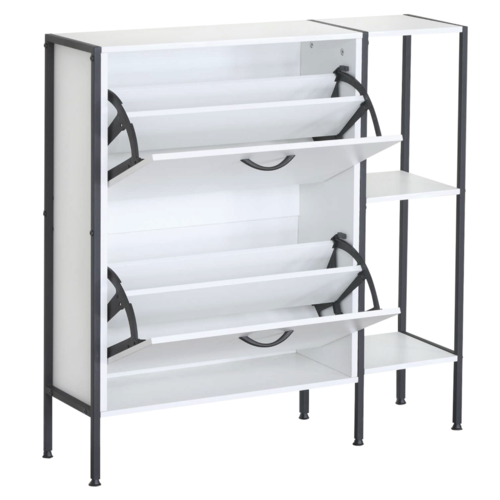 Botník SOVIO, 2 patra, bílá