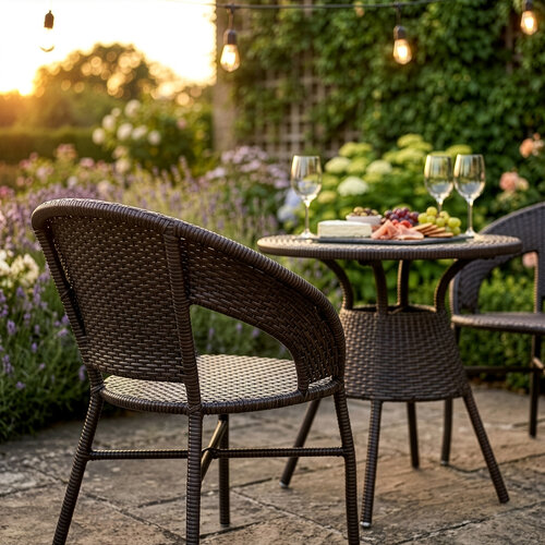 Zestaw mebli ogrodowych Bistro, 3 części