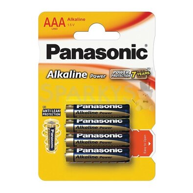 Set baterii alcaline Panasonic LR03APB/4BP, 4 buc
