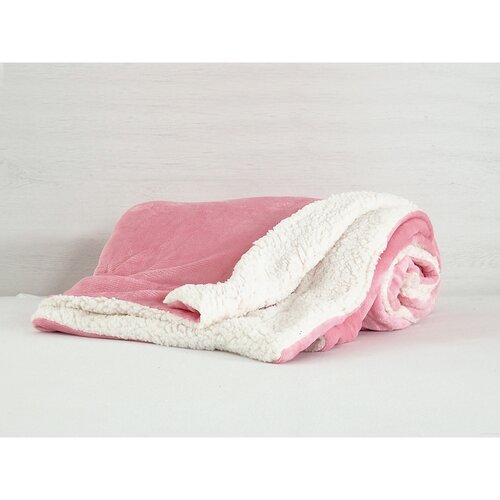 Pătură cu imitație de blăniță B.E.S.Petrovice roz deschis, 150 x 200 cm