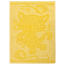 Babyhandtuch Cat yellow, 30 x 50 cm
