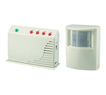 Bezdrôtový alarm s detektorom pohybu HAS, biela
