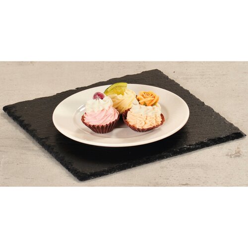 Kesper 38109 Set servirnih podstavkov izskrilavca, 2 k s, 20 x 20 cm