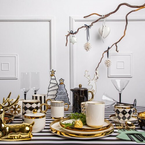 Altom Порцелянова десертна тарілка Palazzo 21 см, біла