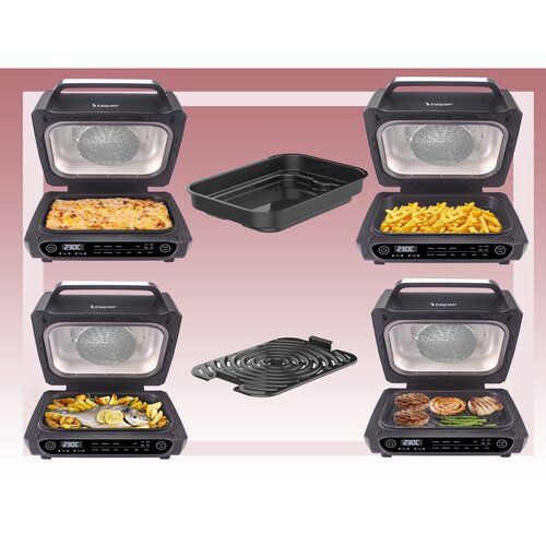Beper P101FRI081 friteuză multifuncțională cu aercald Cucinotto Pro