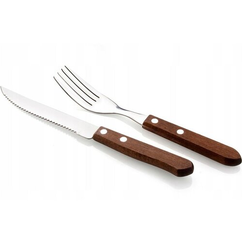 Happy Green 12dílná sada steakových příborů