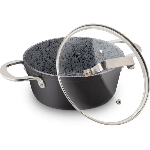 Lamart LT1253 ponev z pokrovom Granit, premer 20cm