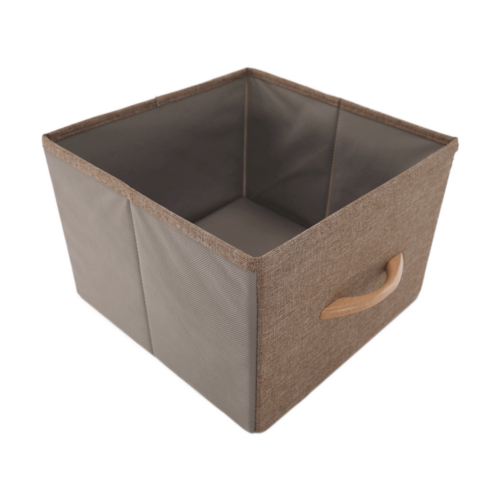 Komoda s látkovými šuplíky HAZEL TYP 3, hnědá