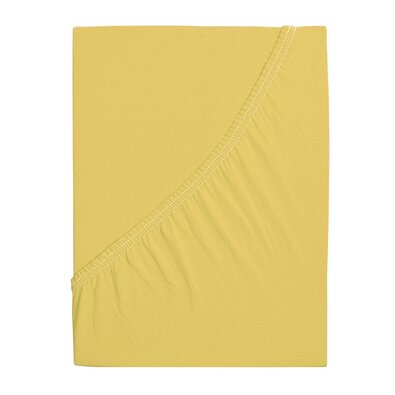 4Home Ideal jersey lepedő sárga, 60 x 120 cm