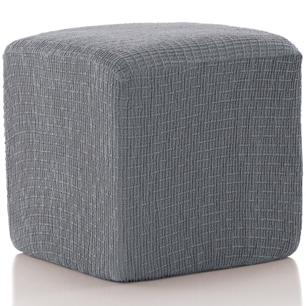 Forbyt, Poťah multielastický na Taburet, Cagliari, šedý 40 - 60 cm