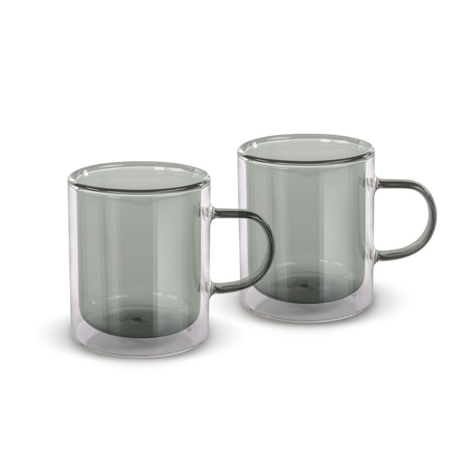 Lamart LT9121 2 darabos Tea Vaso pohárkészlet, 350ml, fekete, fekete
