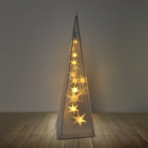 Solight Vánoční pyramida 16 LED teplá bílá, 45 cm