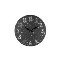 Дитячий настінний годинник Stars, 33 см, сірий