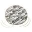 Bellatex Sitz EMA rund glatt Fliesen grau, 40 cm